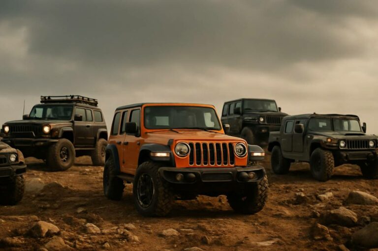 Top 6 vehicles for rough terrain